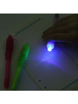 Długopis UV dioda led niewidzialne napisy do ściąg - image 2