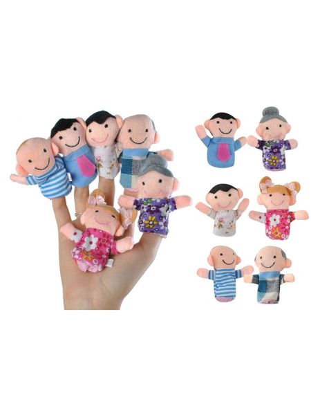 Pacynki kukiełki maskotki na palce zestaw dzieci