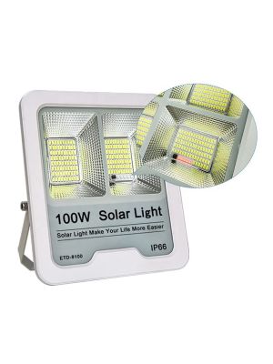 LAMPA SOLARNA LED NAŚWIETLACZ SOLAR PANEL HALOGEN PILOT IP66 100W - image 2